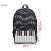 Golden Brand Fashion Music Notes School Backpack for Sale