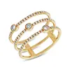 Product easy to sell 18k gold plating 2018 new design practical 24 carat gold wedding rings