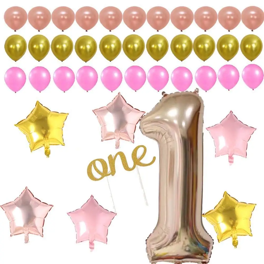 Buy Rose Gold 1st Birthday Decorations Kits My Kids 1st Birthday