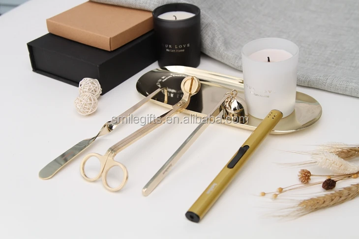 candle lighter and wick trimmer