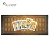 Customize square size card play mats with pattern design