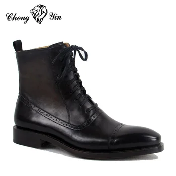 soft leather dress boots