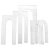 Mariage Wedding party event decorations backdrop stand round white pvc 'N' arch set