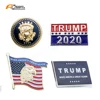 High Quality American Flag Eagle Donald Trump 2020 Keep America Great Again Pin Badge