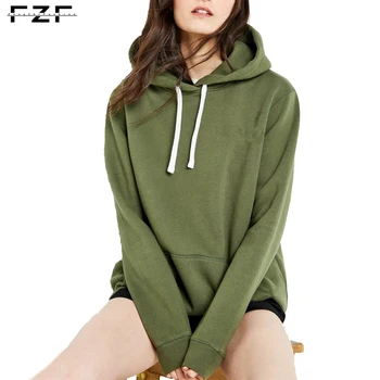 khaki green hoodie women's