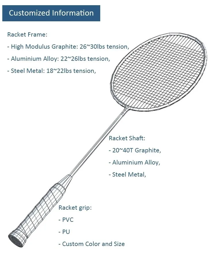 Professional Without T Joint Badminton Racket Carbon Fiber - Buy ...