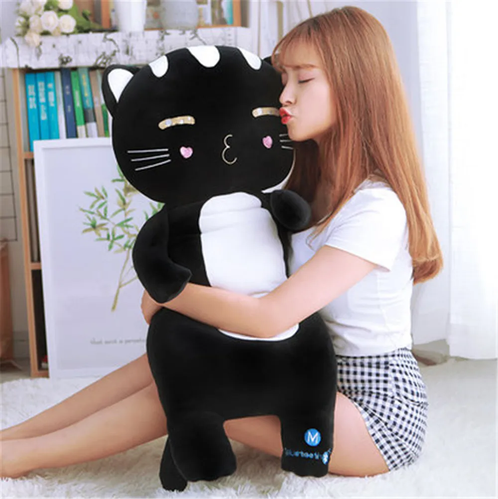 Fancytrader Super Soft Cat Plush Toy Warm Hands Doll Big Stuffed Fluffy Animals Cats Pillow Cushion 90cm7