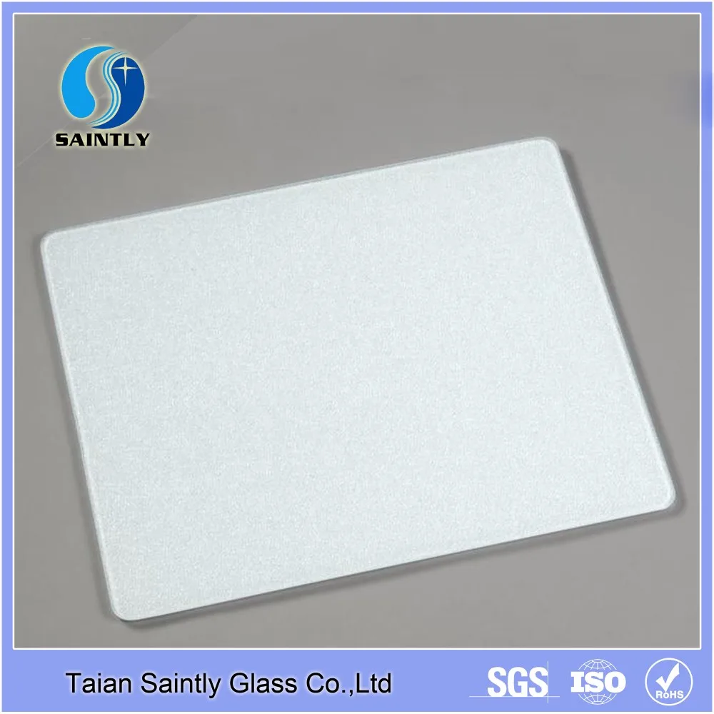 KimiDitt Tempered Glass Cutting Board - 16x20 Inch With Non-Slip Feet