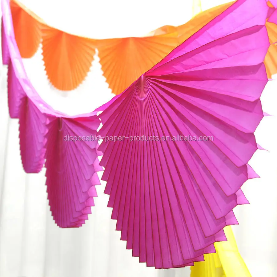 paper fan garland