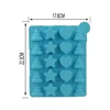 Assorted 20 Cavity Cone Star Heart Shaped Silicone Cake Mold Lollipop Tray