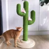 cube size foldable cat activity tree house with pat paw pattern