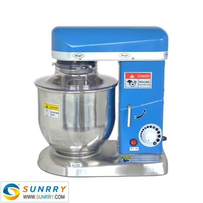 Hot sale professional in commercial stainless steel electric lower noise 5 litre planetary stand food mixer 800w