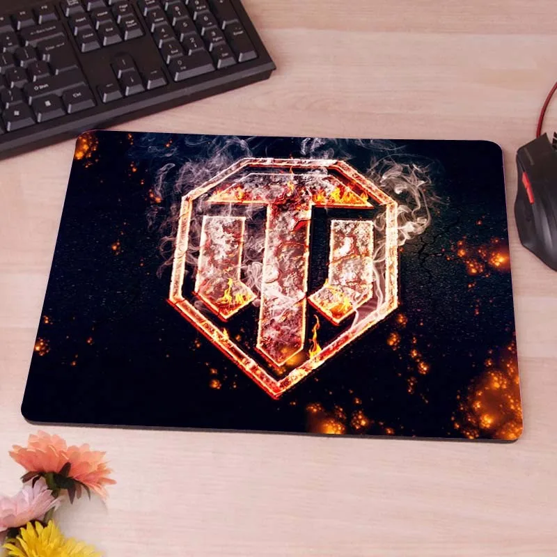 World of tanks mouse pad Fire logo Slim Mouse Pad Pads Speed Up Mice