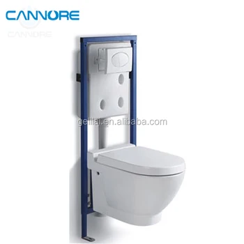 Bathroom Water Closet Ceramic Wc Toilet Pan With Concealed Cistern