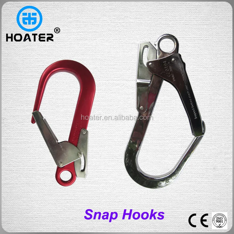 Heavy Duty Fall Protection Double Latch Big Locking Clip 25kn Alloy Steel  Forged Steel Stamped Snap Hooks for Safety Harness - China Hook, Rigging