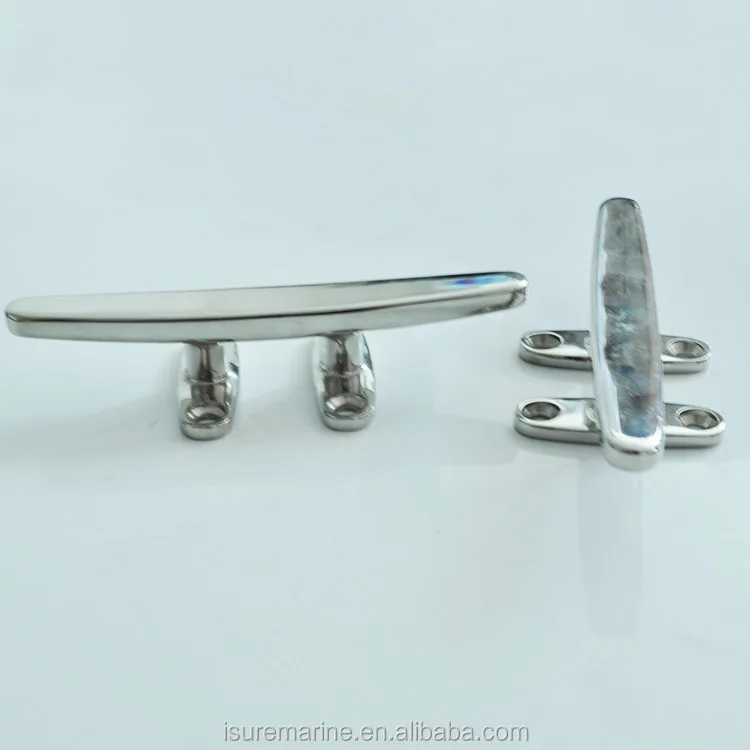 Marine Boat Yacht Stainless Steel Polished Stud Mount Cleat Buy Cleat