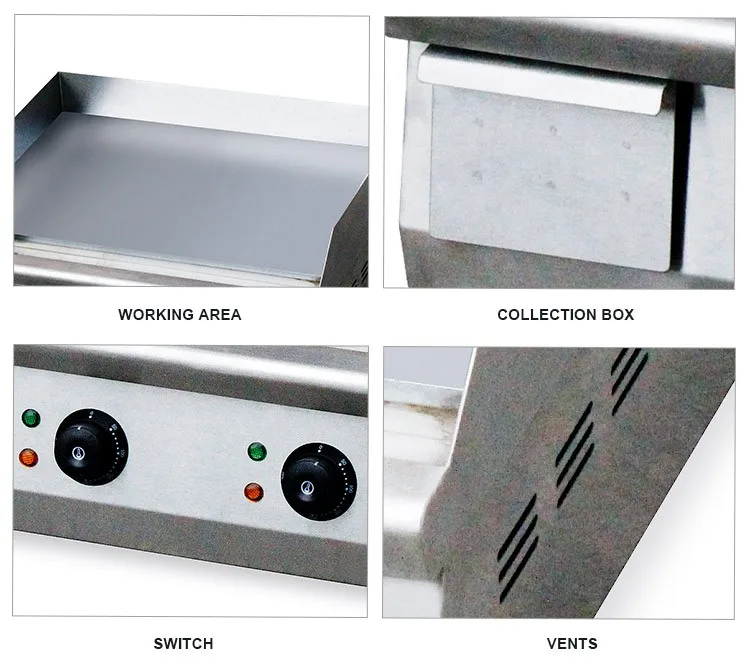 New Product Outdoor Indoor Electric Flat Top Grill/griddle For Sale