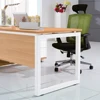 Combination executive L shaped Office Manager metal Table Design