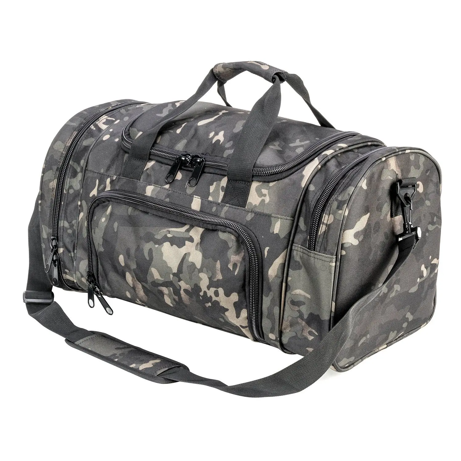 Elephant And Dog Sports Gym Bag with Shoes Compartment Travel Duffel Bag for Men and Women