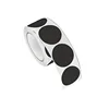Self-adhesive Assorted Black Circle Sticker Label Roll