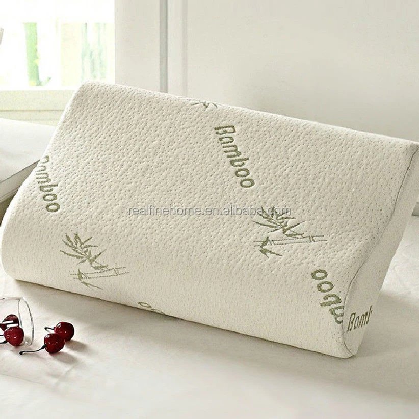 memory foam wave pillow for neck bamboo adjustable side sleeper