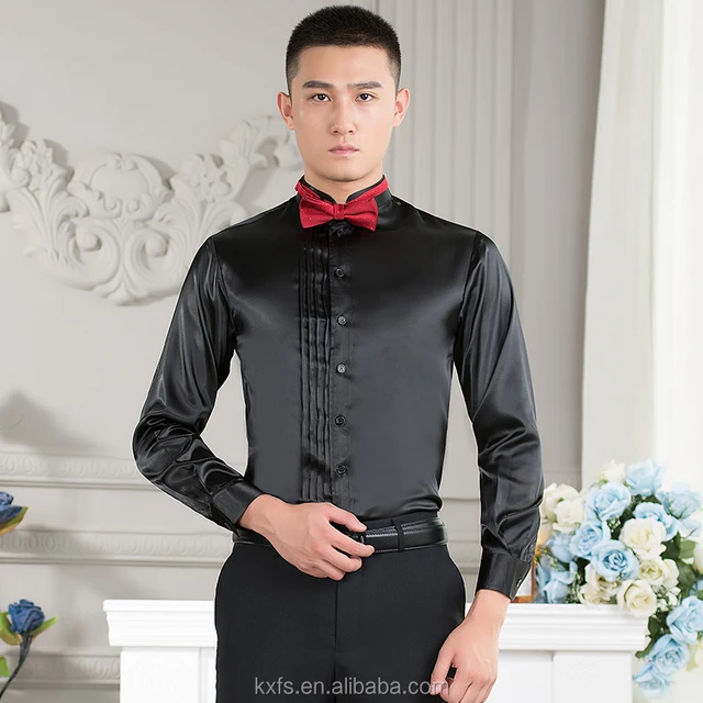 China Mens Formal Shirts Black Products Find Mens Black Tailored Custom Slim Fit Formal Office Shirts In Good Quality Material