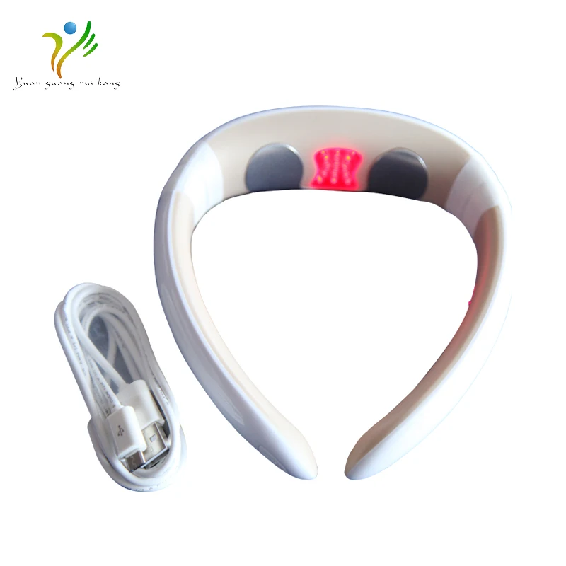 Portable LED Vibration light therapy device for neck cervical pain