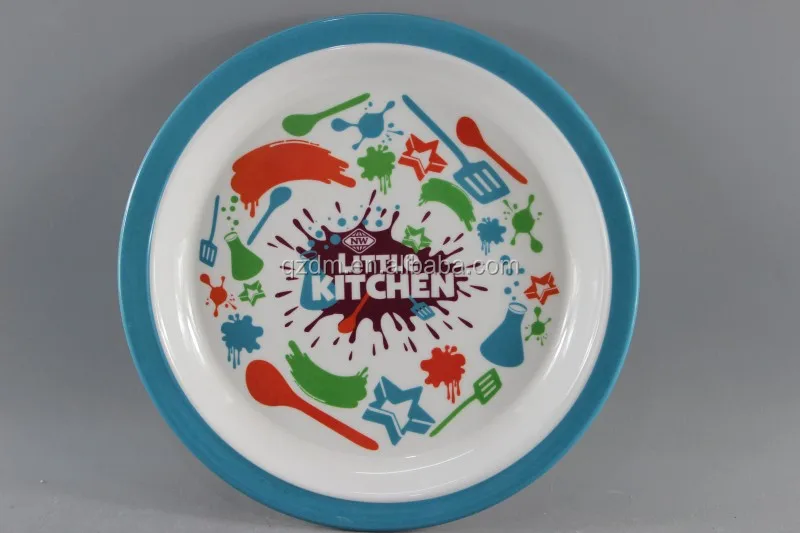 Unbreakable Melamine Kid's Dinner Plate LFGB