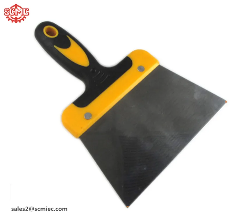 High-end Stainless steel Putty knife with Bicolourable plastic handle
