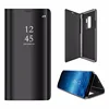 For Samsung Galaxy S9 Case Plating Smart Leather Stand Full Protective Back Cover Mirror Phone Case