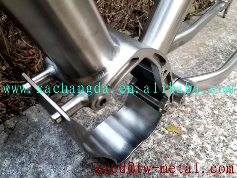 Titanium Full Suspension Mountain Bicycle Frame Titanium Suspension