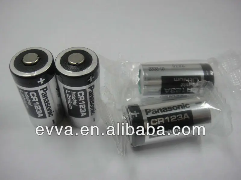 Non rechargeable lithium CR123A battery for digital camera