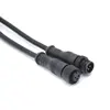M12 IP67 Electrical Waterproof Plug and Socket with 3 Pin for Outdoor Lighting