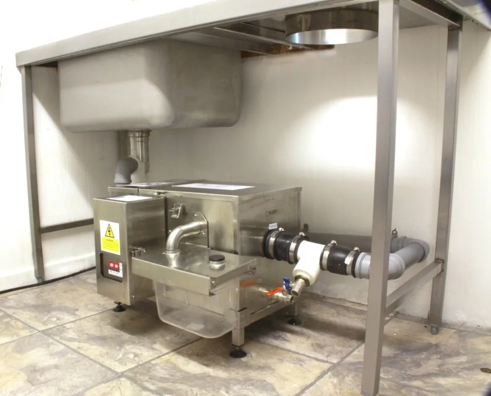 commercial kitchen sink grease trap