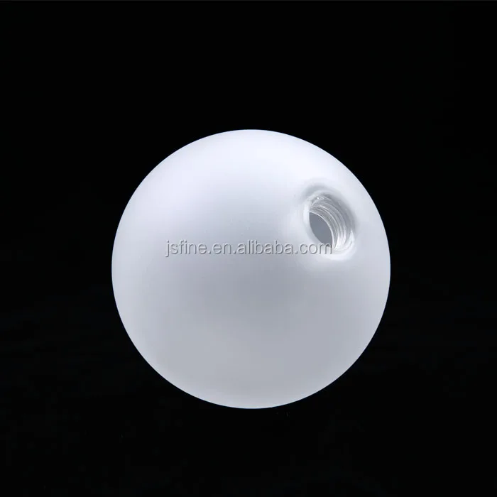Hand Blown Clear Borosilicate Glass Pyrex Hollow Glass Ball With Hole