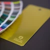 High gloss smooth mirror effect gold color chrome paint electrostatic powder coating