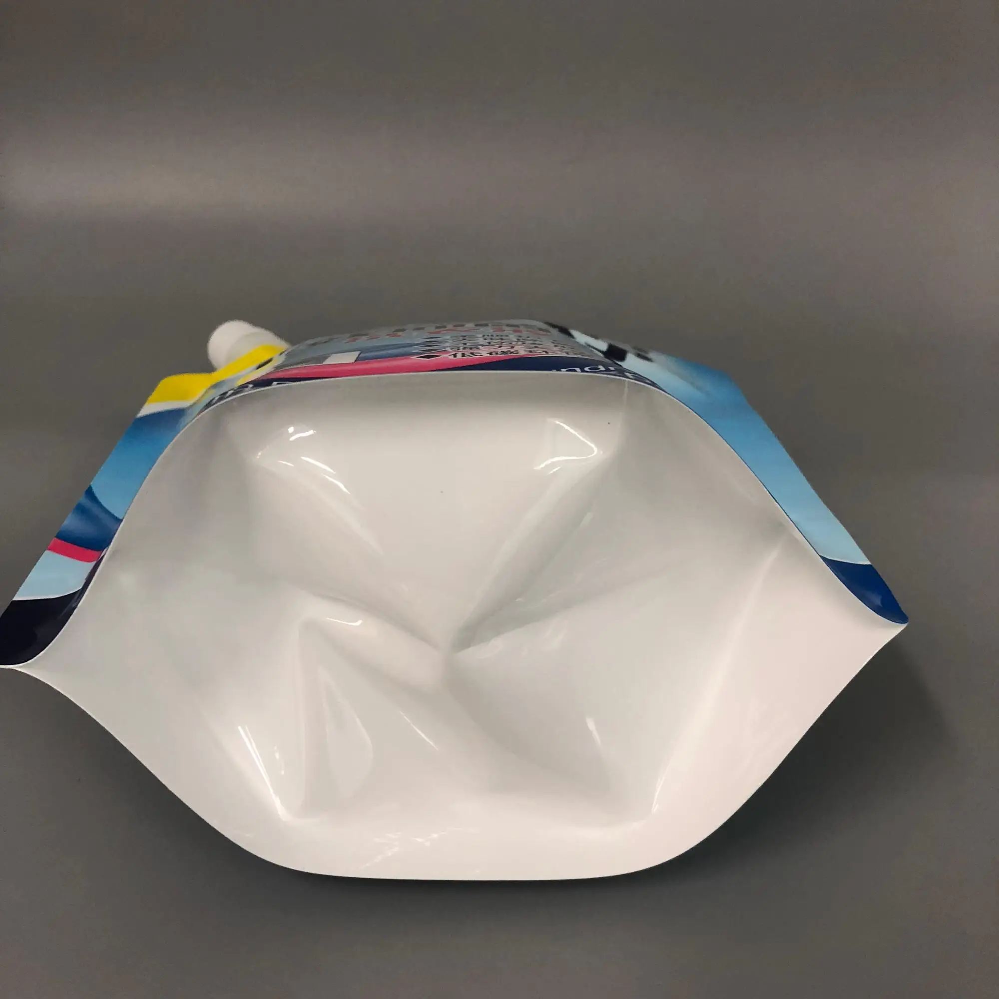 laundry detergent spout pouch