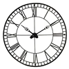 Aged Copper and Black Skeleton rustic metal wall Clock Extra Large