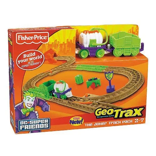 Fisher-Price GeoTrax DC Super Friends Joker Track Pack