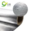 Customized single side aluminum foil coated woven cloth building laminated roll film insulation materials for roof