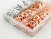 Copper Washers Gasket Set Flat Ring Seal Assortment Kit M5-M14 with Box