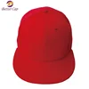 fashion high quality red color plain sweater coat material flat brim snapback