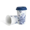 Enamel Porcelain Cup Travel Mug Ceramic Coffee Mug For Sublimation