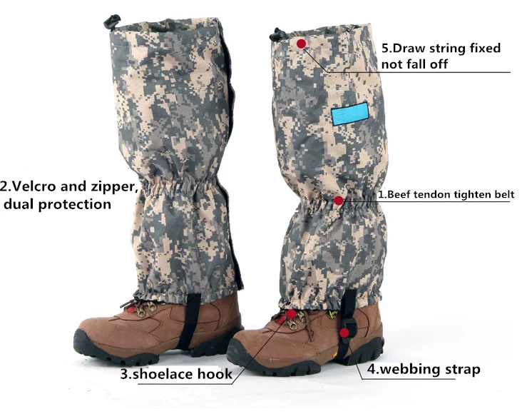 Outdoor Waterproof Windproof Leg Gaiter Buy Gaiter,Leg Gaiter