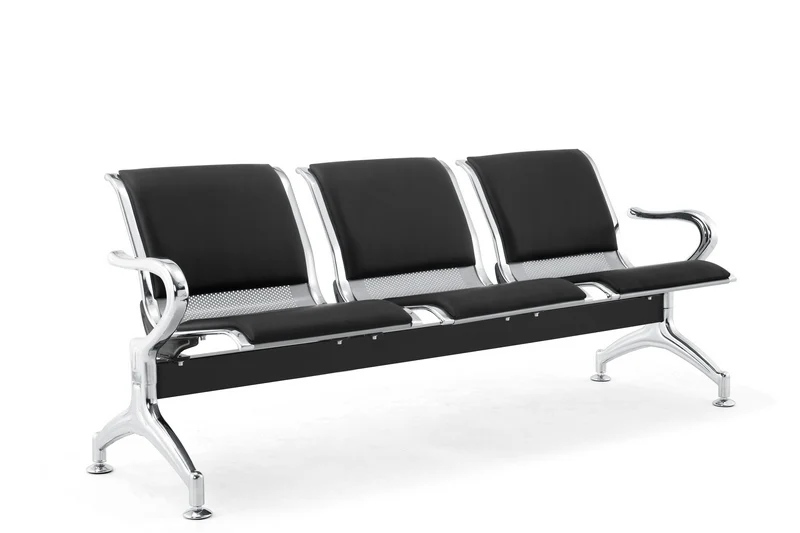 Factory 4 Seater Steel Iron Waiting Room Seating Used Medical Hospital