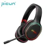 OEM Custom LOGO Mobile Phones LED RGB Vibration Games Head Set Game Headphone Bluetooth Gamer Headphones Wireless Gaming Headset