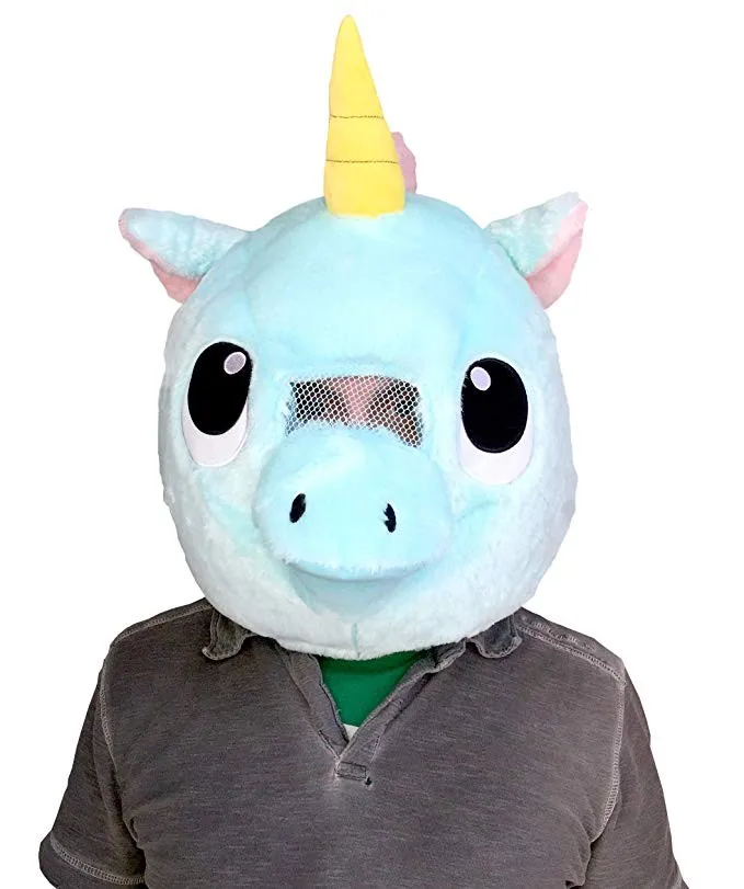 plush unicorn head