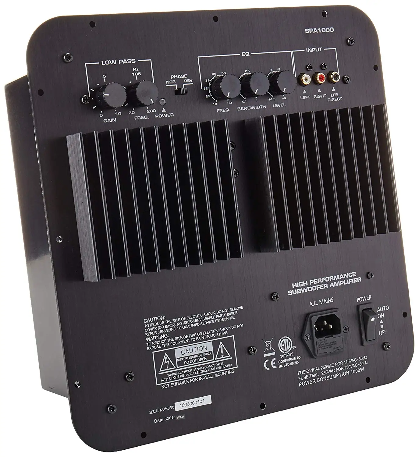 dayton audio sa70 70w subwoofer plate amplifier