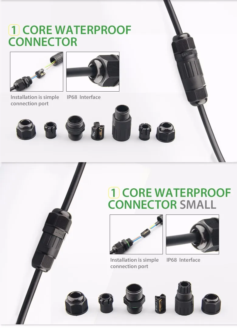 custom waterproof led connector ip68