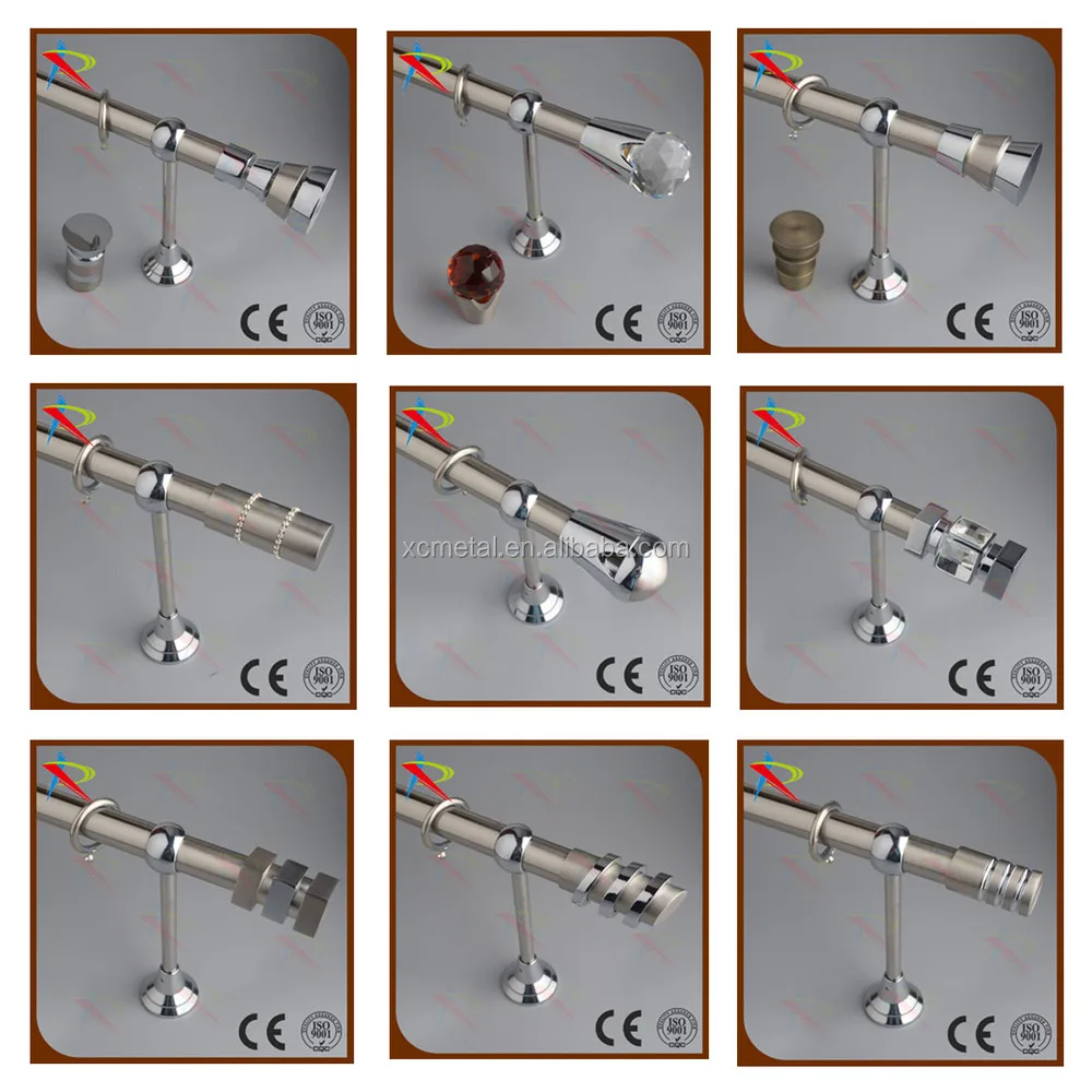 Cheap Chrome Polishing Arabic Drapery Nickel Curtain Rod Buy